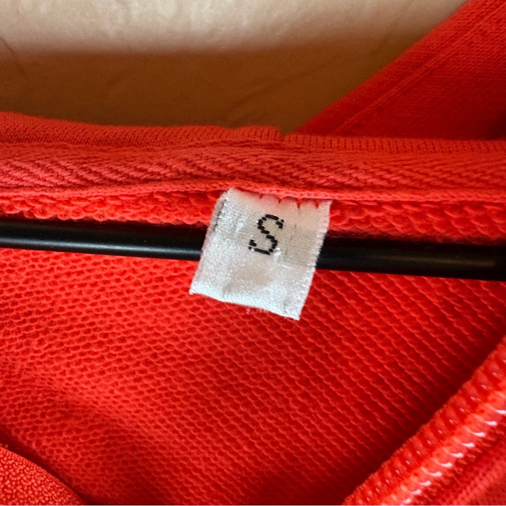 Born Primitive The Stitch Cropped Hoodie Sweatshirt Orange Women’s size small - Picture 13 of 13